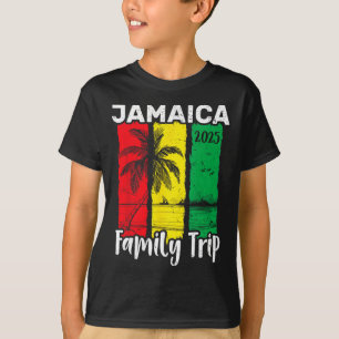 Family Trip Jamaica 2025 Tropical Island Family Va T-Shirt