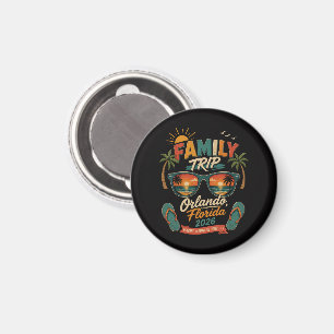 Family Trip Orlando Florida 2026 Magnet