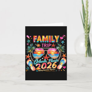 Family Trip Orlando Florida 2026 Making Memories Card