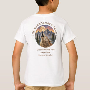 Family Trip Reunion Vacation Wolf Mountain Sunset T-Shirt