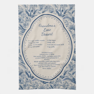 Family Tropical Lime Dessert Recipe Tea Towel