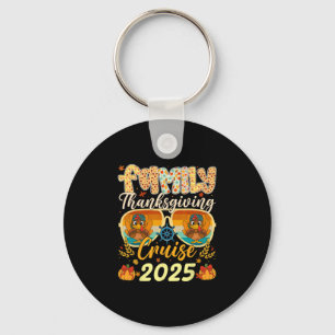 Family Turkey Cruise Vacation Trip 2025 Thanksgivi Key Ring