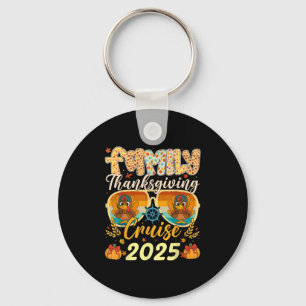 Family Turkey Cruise Vacation Trip 2025 Thanksgivi Key Ring
