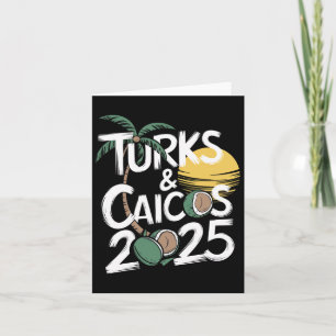 Family Turks Caicos 2025 Trip Friends Group Vacati Card