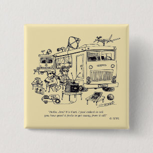 Family Vacation 15 Cm Square Badge
