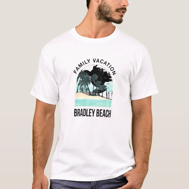 Family Vacation 2021 Bradley Beach Summer New Jers T-Shirt (Front)