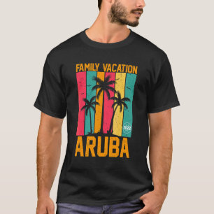 Family Vacation 2022 Aruba Matching Group Summer V T-Shirt
