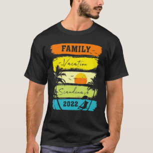 Family Vacation 2022 Palm Tree Florida Fort Myers  T-Shirt
