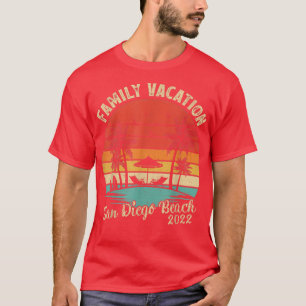 Family Vacation 2022 Vintage California San Diego T-Shirt