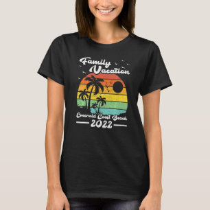 Family Vacation 2022 Vintage Florida Emerald Coast T-Shirt