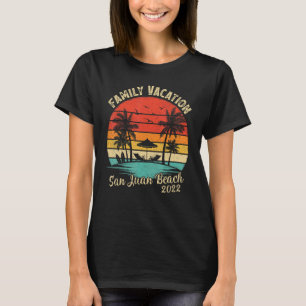 Family Vacation 2022 Vintage Puerto Rico San Juan T-Shirt