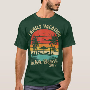 Family Vacation 2022 Vintage Retro California Bake T-Shirt
