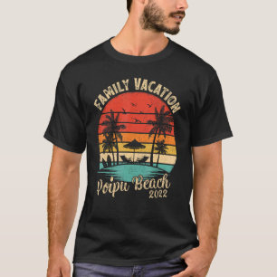 Family Vacation 2022 Vintage Retro Hawaii Poipu Be T-Shirt