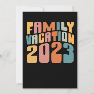 Family Vacation 2023 Making Memories Holiday Card