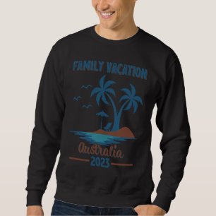 Family Vacation 2023 Palm Tree Australia Beach Sweatshirt