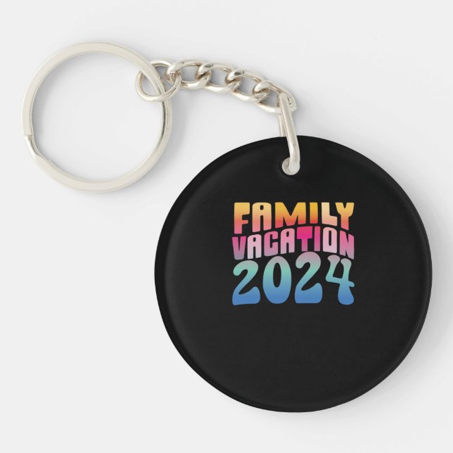 Family Vacation 2024 Key Ring (Front)