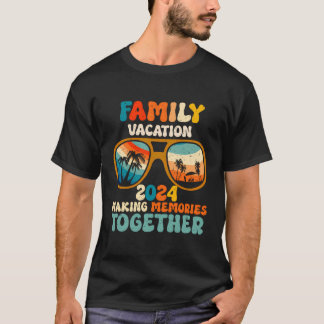 Family Vacation 2024 Summer Beach Matching Making T-Shirt