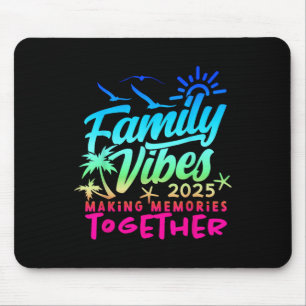 Family Vacation 2025 Beach Matching Family Summer Mouse Mat