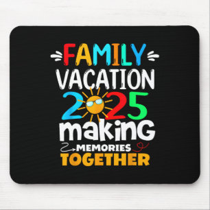 Family Vacation 2025 Beach Matching Summer Family Mouse Mat