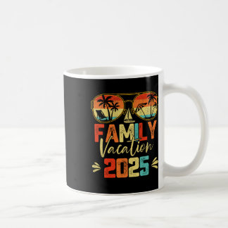 Family Vacation 2025 Beach Matching Summer Vacatio Coffee Mug