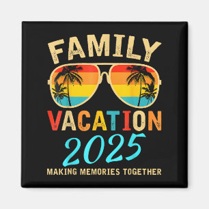 Family Vacation 2025 Beach Matching Summer Vacatio Magnet