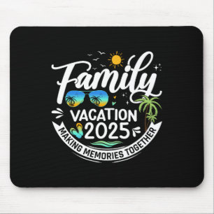 Family Vacation 2025 Beach Matching Summer Vacatio Mouse Mat