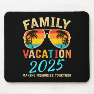 Family Vacation 2025 Beach Matching Summer Vacatio Mouse Mat
