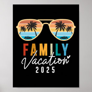 Family Vacation 2025 Beach Summer Men Women Kids M Poster