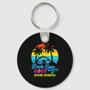 Family Vacation 2025 Dominican Republic Punta Cana Key Ring