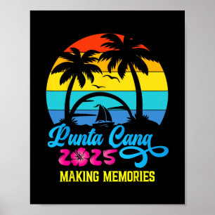 Family Vacation 2025 Dominican Republic Punta Cana Poster