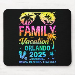 Family Vacation 2025 Orlando Matching Memories Tog Mouse Mat
