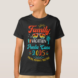 Family Vacation 2025 Punta Cana Matching Summer Va T-Shirt