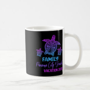 Family Vacation 2025 Sea Turtle Florida Panama Cit Coffee Mug