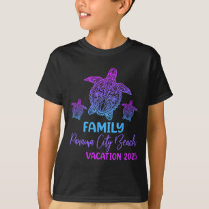 Family Vacation 2025 Sea Turtle Florida Panama Cit T-Shirt