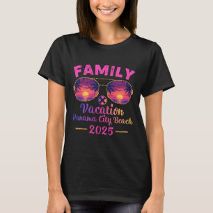 Family Vacation 2025 Sungles Florida Panama City B T-Shirt
