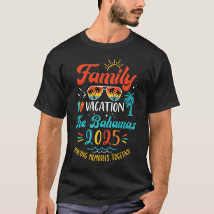 Family Vacation 2025 The Bahamas Matching Summer V T-Shirt