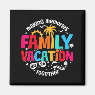 Family Vacation 2026 Beach Matching Family Summer Magnet