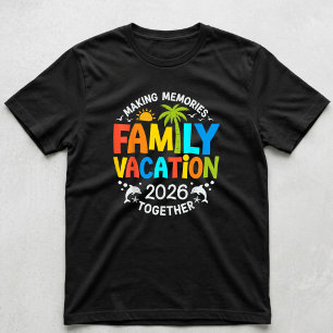 Family Vacation 2026 Beach Matching Family Summer T-Shirt