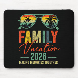 Family vacation 2026 beach matching summer vacatio mouse mat
