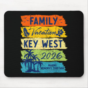 Family Vacation 2026 Key West Matching Summer Vaca Mouse Mat