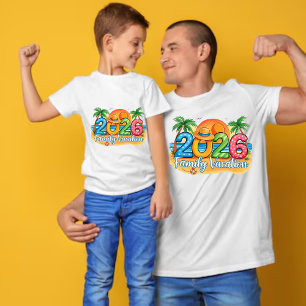 Family Vacation 2026 Kids T-Shirt Tri-Blend Shirt