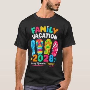 Family vacation 2028 summer beach family trips T-Shirt