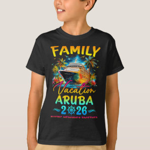 Family Vacation Aruba 2026 Matching Group Summer T-Shirt