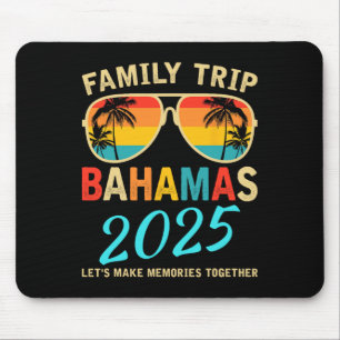 Family Vacation Bahamas 2025 Matching Group Summer Mouse Mat