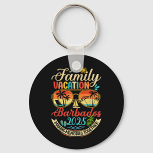 Family Vacation Barbados 2025 Memories Family Summ Key Ring