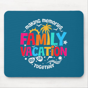 Family Vacation Beach Matching Family Summer Vibes Mouse Mat
