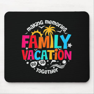 Family Vacation Beach Matching Family Summer Vibes Mouse Mat