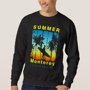 Family Vacation California Monterey Sunset Beach Sweatshirt