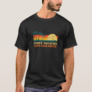 Family Vacation Cape Elizabeth American Maine USA T-Shirt