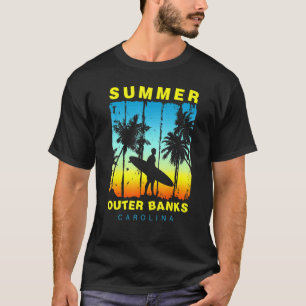 Family Vacation Carolina Outer Banks Sunset Beach T-Shirt